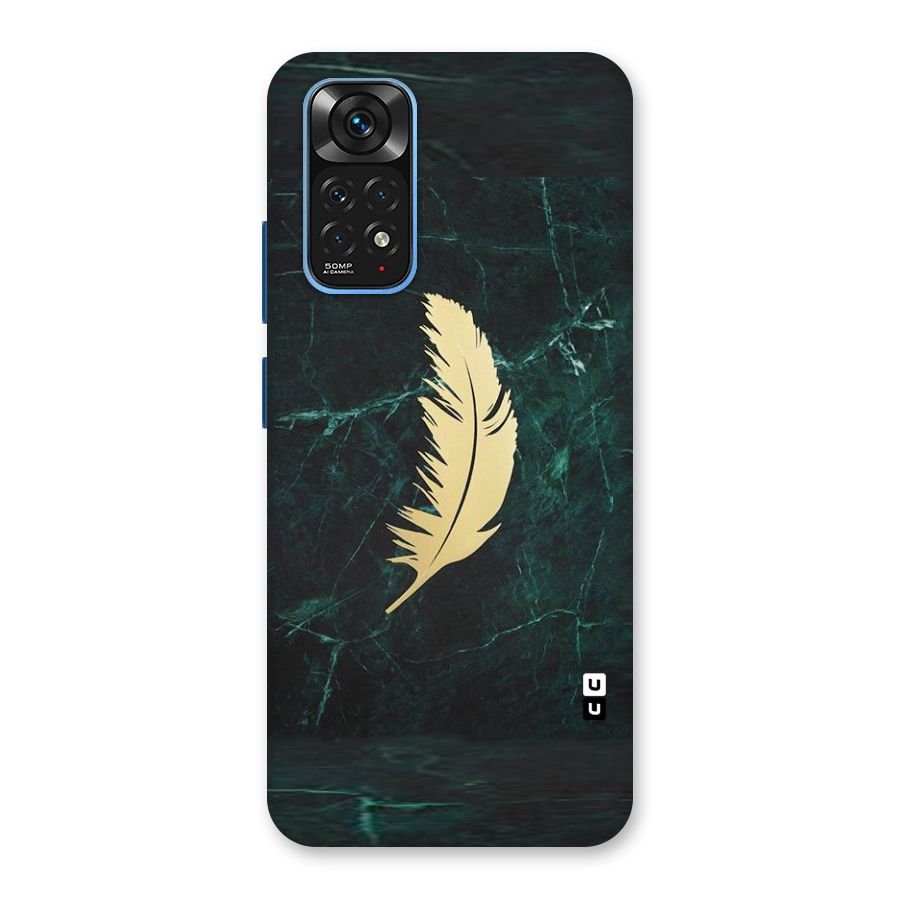 Golden Feather Back Case for Redmi Note 11S