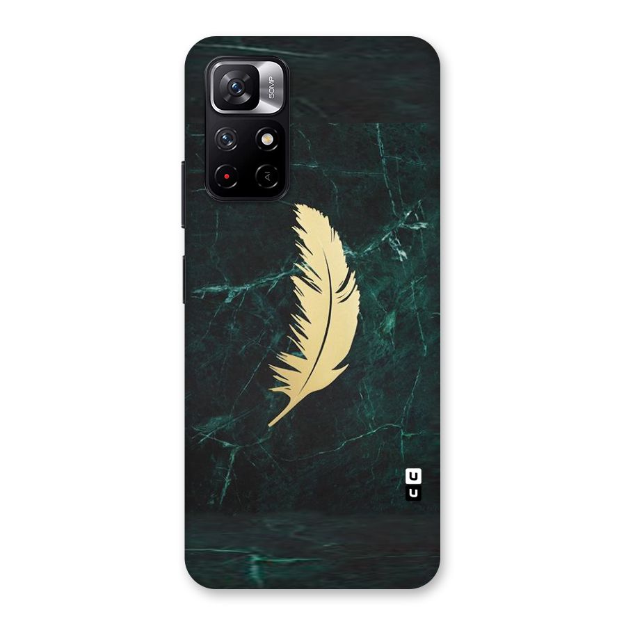 Golden Feather Back Case for Redmi Note 11T 5G