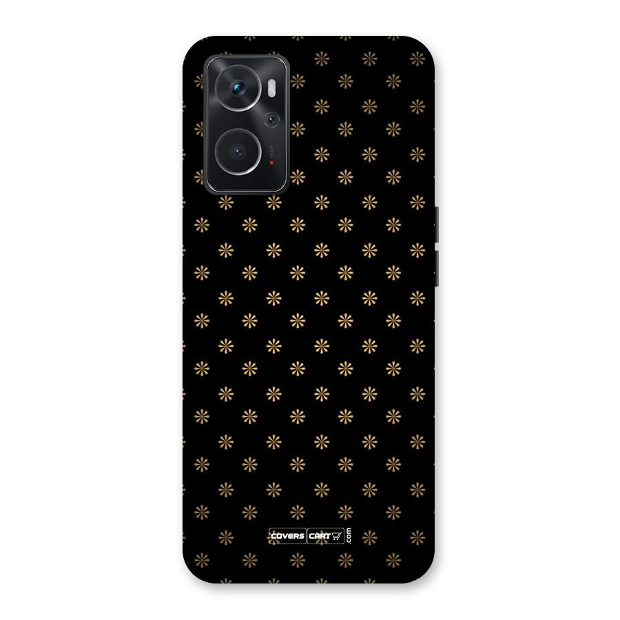 Golden Flowers Back Case for Oppo K10 4G