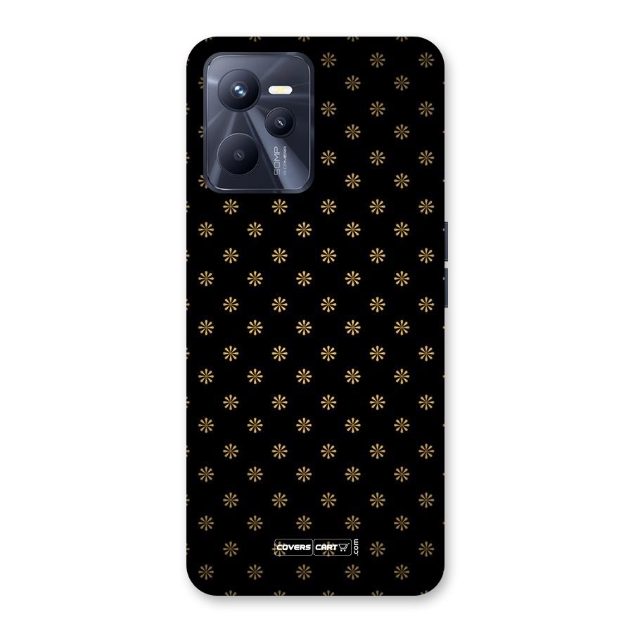 Golden Flowers Back Case for Realme C35