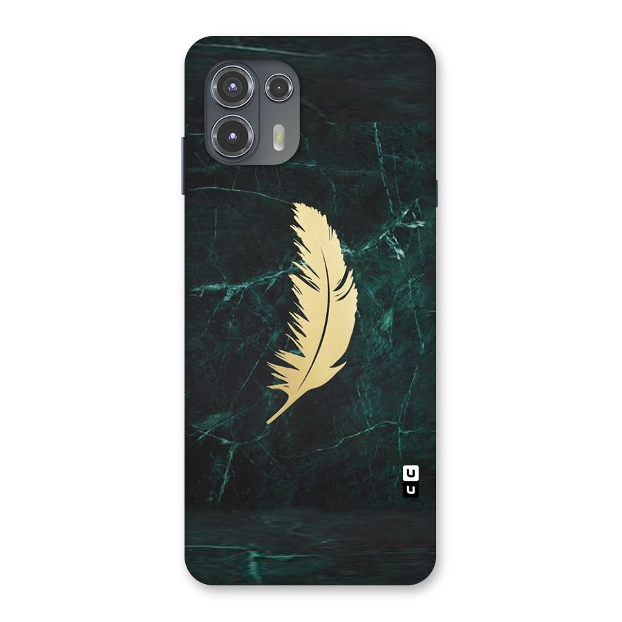 Golden Leaf Back Case for Motorola Edge 20 Fusion