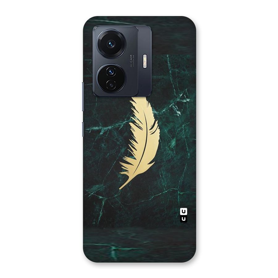 Golden Leaf Back Case for Vivo T1 Pro