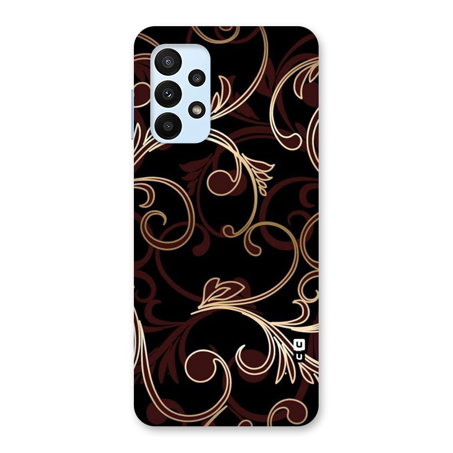 Golden Maroon Beauty Back Case for Galaxy A23