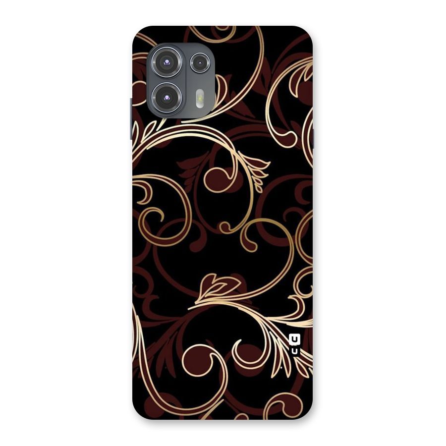 Golden Maroon Beauty Back Case for Motorola Edge 20 Fusion