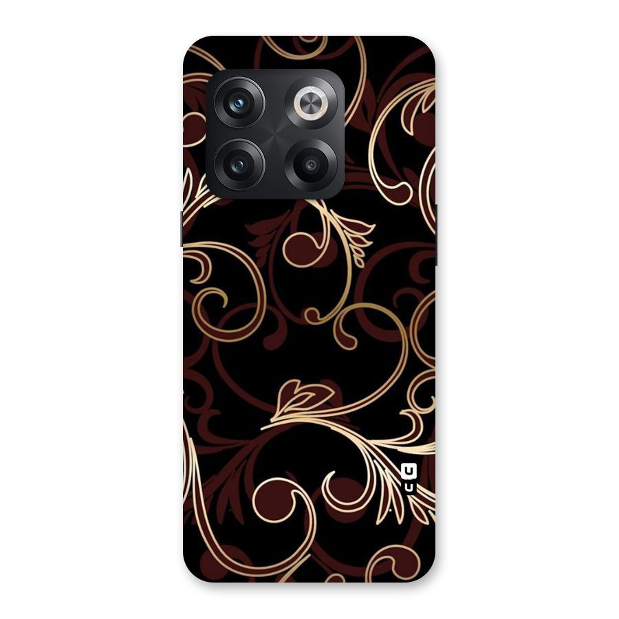 Golden Maroon Beauty Back Case for OnePlus 10T