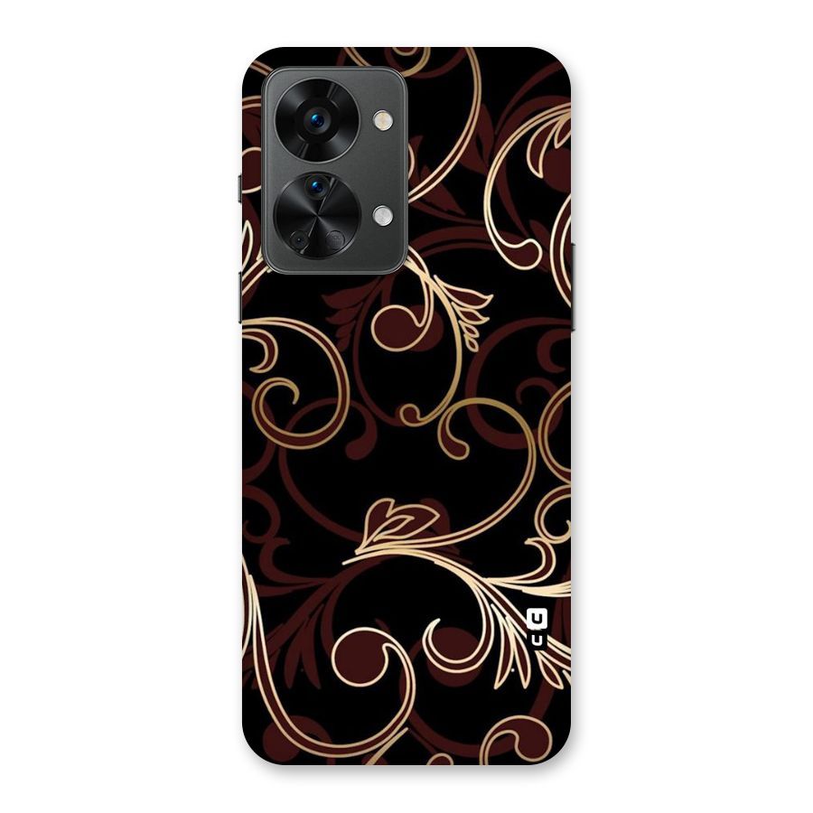Golden Maroon Beauty Back Case for OnePlus Nord 2T