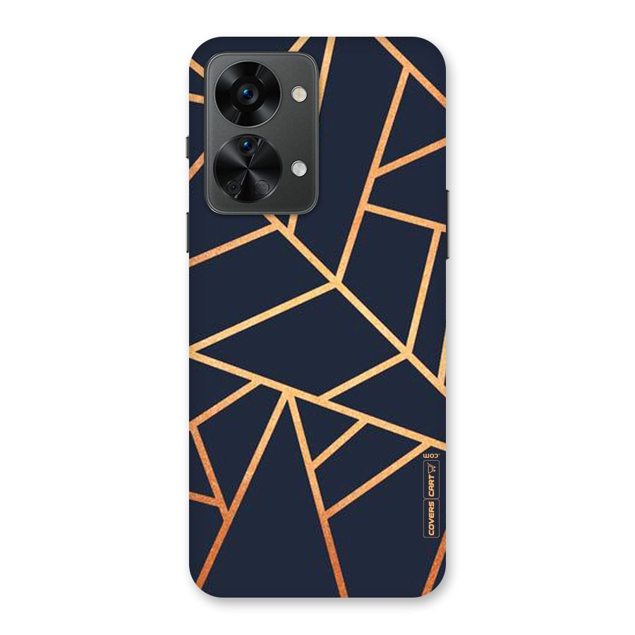 Golden Pattern Back Case for OnePlus Nord 2T