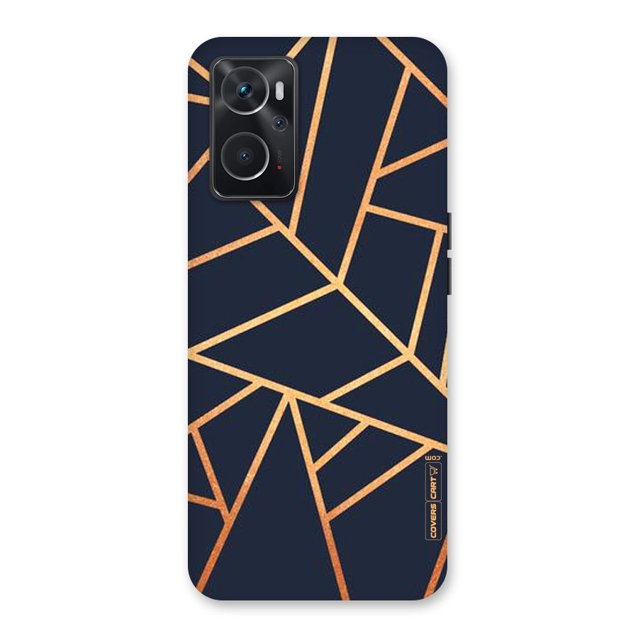 Golden Pattern Back Case for Oppo K10 4G