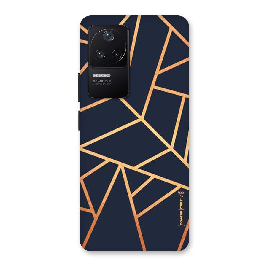 Golden Pattern Back Case for Poco F4 5G