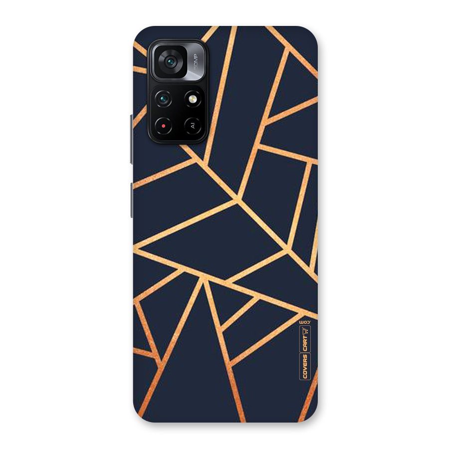 Golden Pattern Back Case for Poco M4 Pro 5G