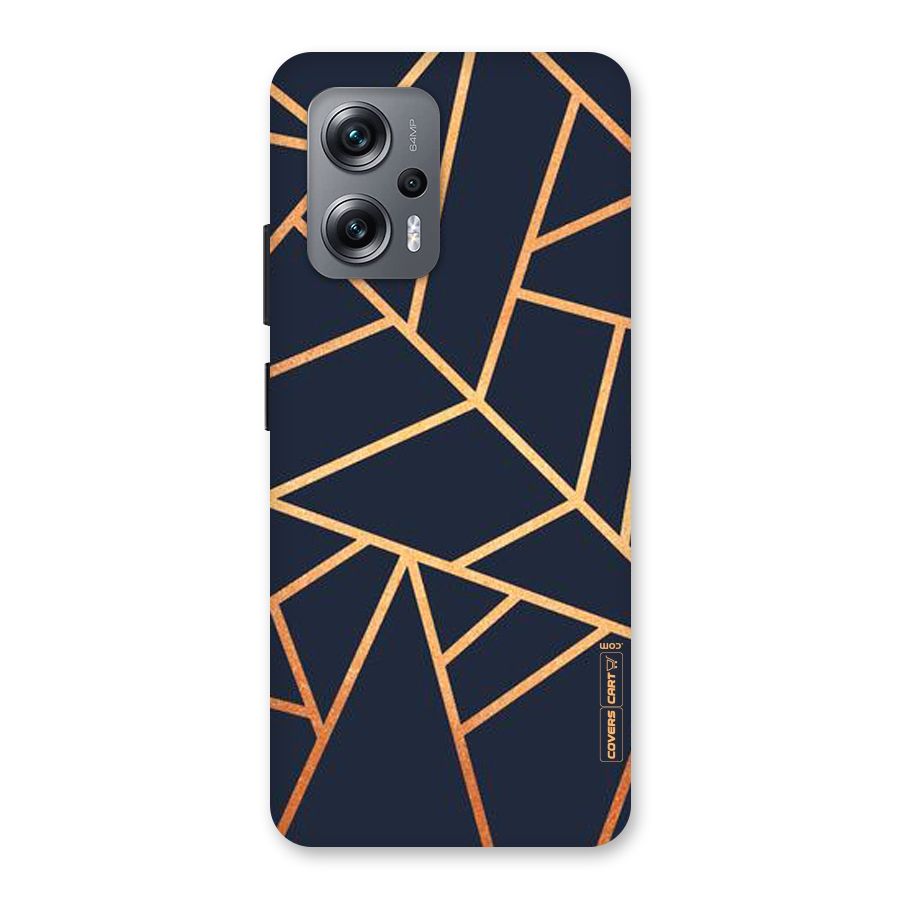 Golden Pattern Back Case for Redmi K50i