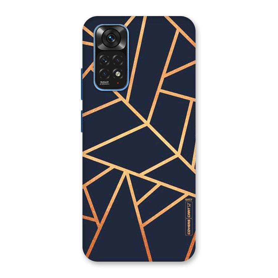 Golden Pattern Back Case for Redmi Note 11S