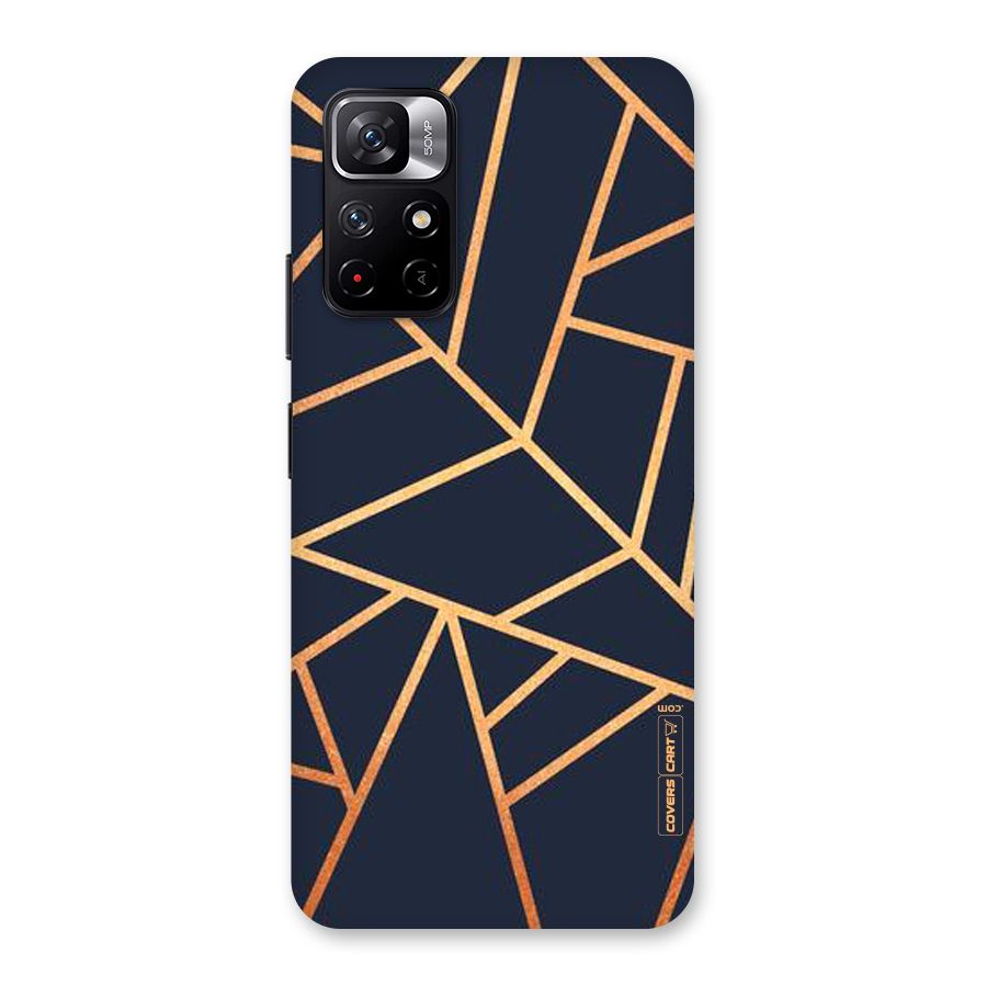 Golden Pattern Back Case for Redmi Note 11T 5G