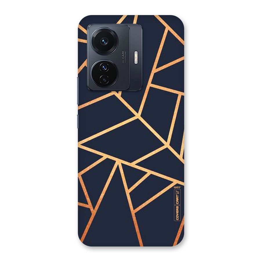 Golden Pattern Back Case for Vivo T1 Pro