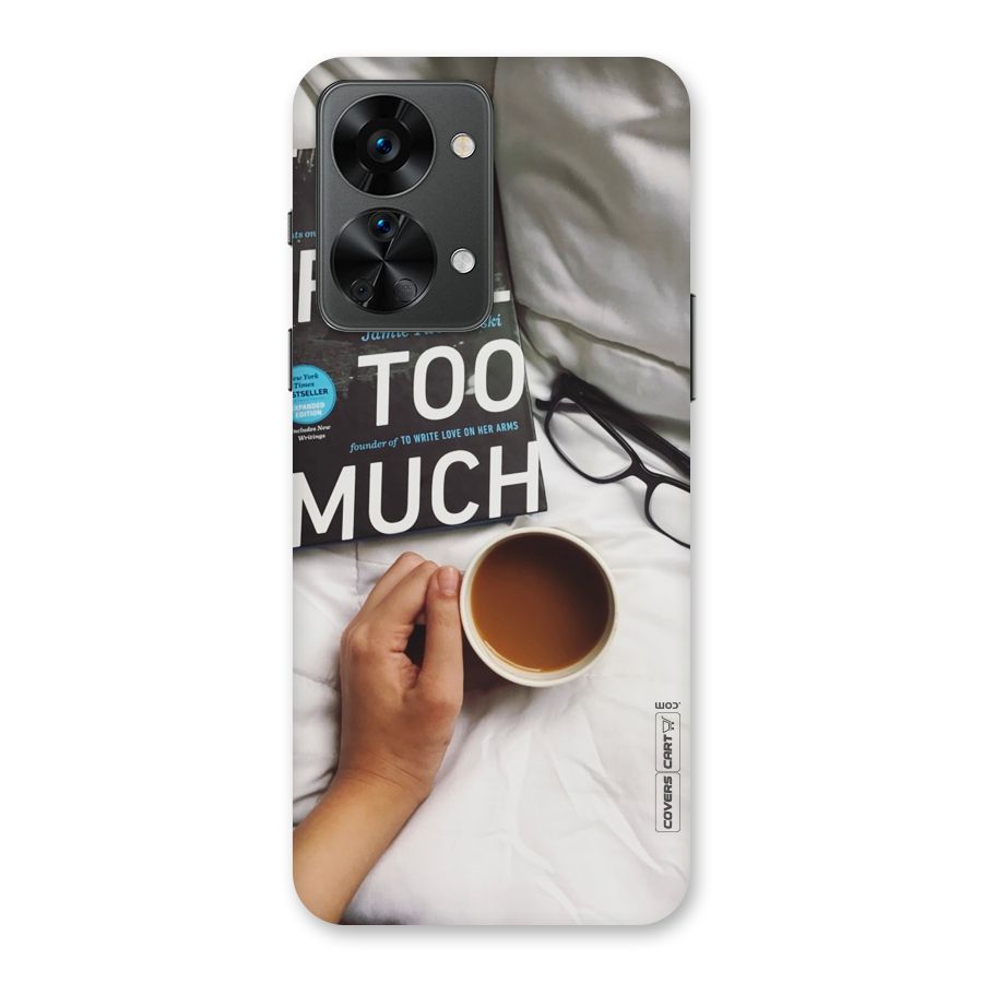 Good Reads And Coffee Back Case for OnePlus Nord 2T
