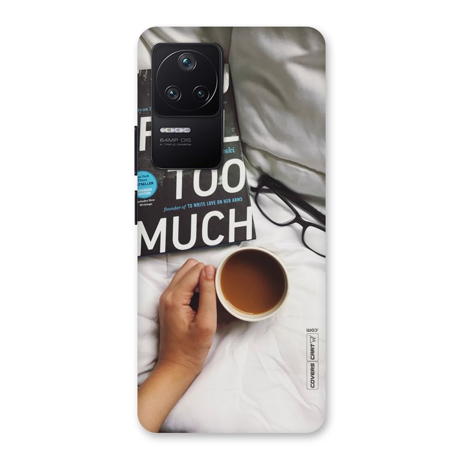 Good Reads And Coffee Back Case for Poco F4 5G