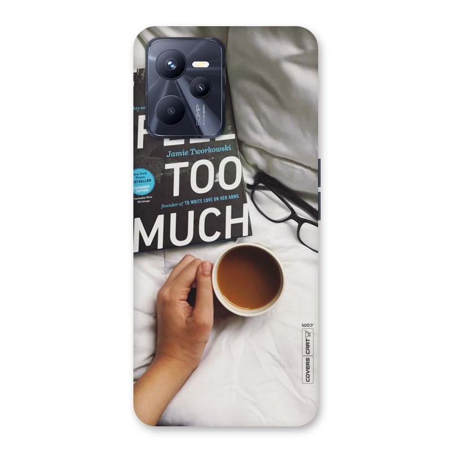 Good Reads And Coffee Back Case for Realme C35