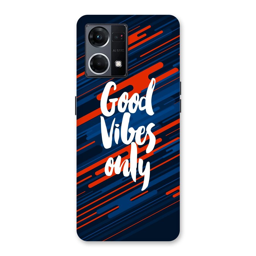 Good Vibes Only Glass Back Case for Oppo F21 Pro 5G