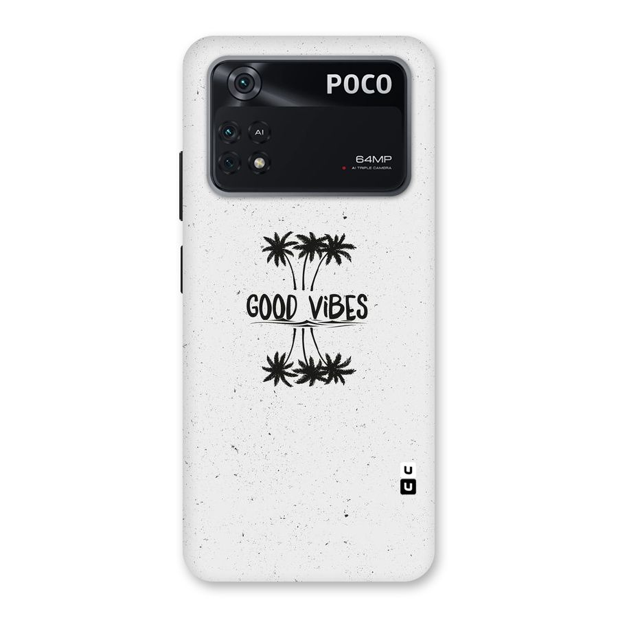 Good Vibes Rugged Back Case for Poco M4 Pro 4G