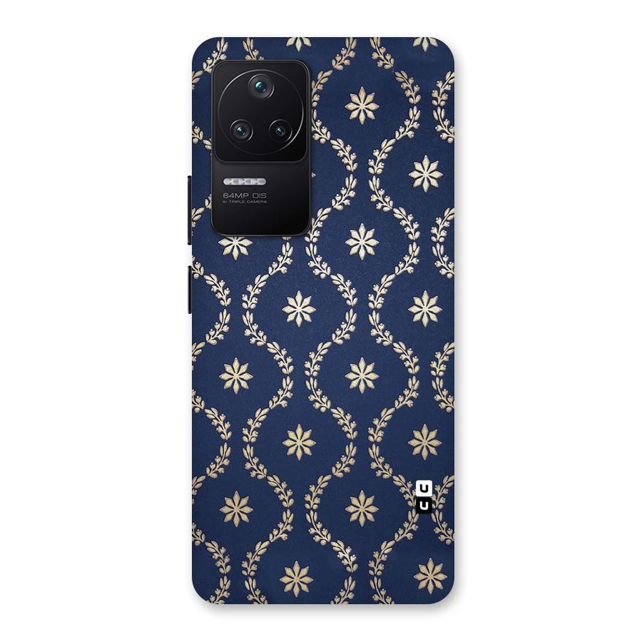 Gorgeous Gold Leaf Pattern Back Case for Poco F4 5G