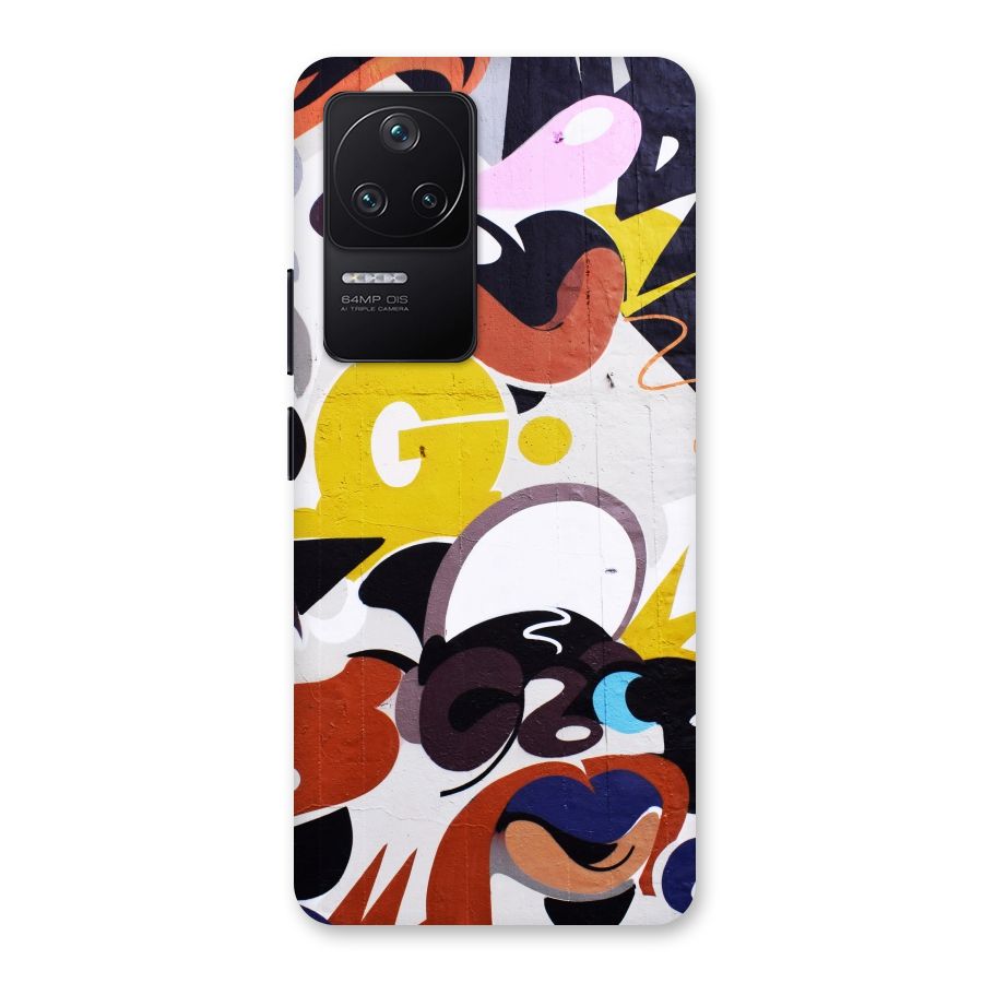 Graffiti Wall Back Case for Poco F4 5G