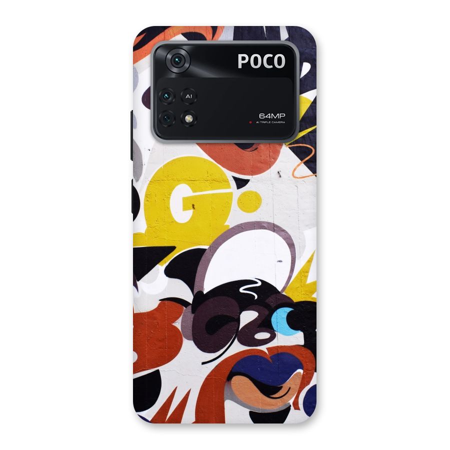 Graffiti Wall Back Case for Poco M4 Pro 4G