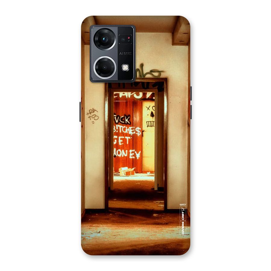 Grafitty Door Glass Back Case for Oppo F21 Pro 5G