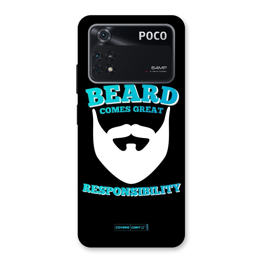 Great Beard Back Case for Poco M4 Pro 4G