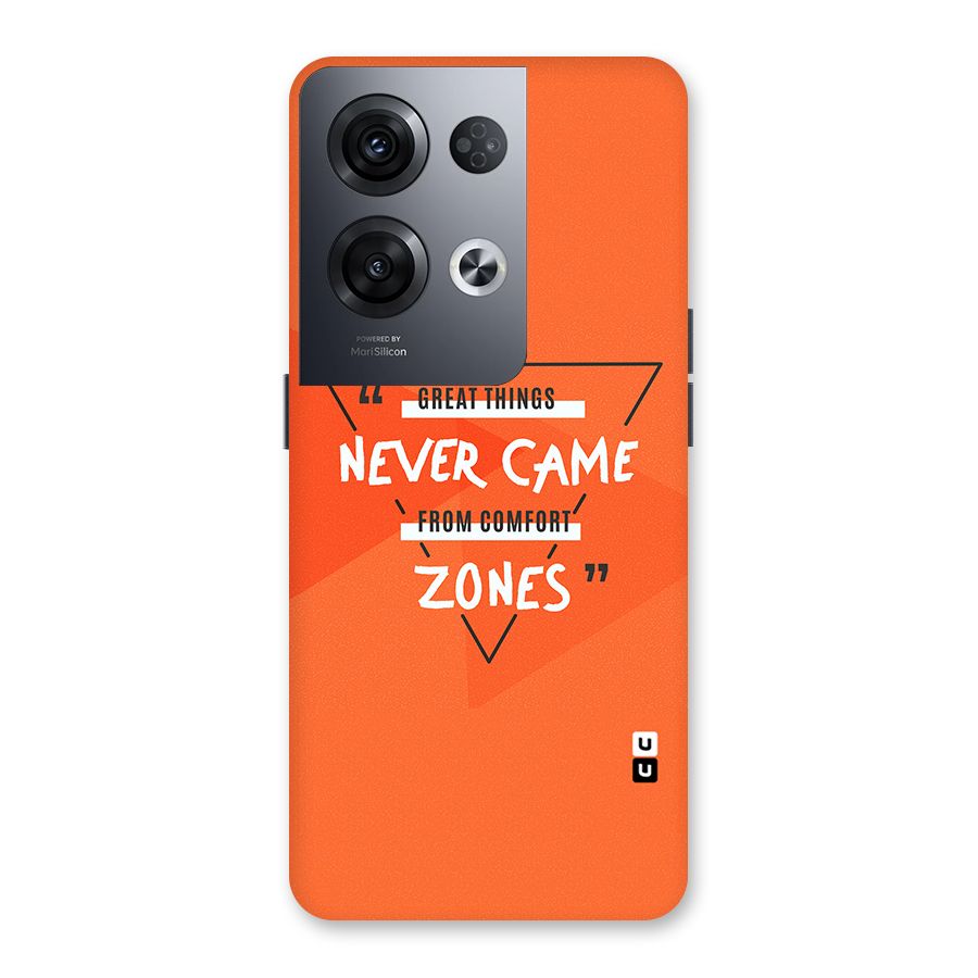 Great Things Comfort Zones Back Case for Oppo Reno8 Pro 5G