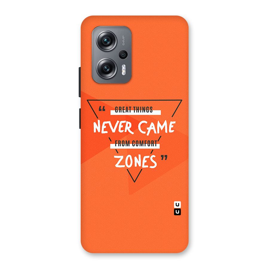 Great Things Comfort Zones Back Case for Redmi K50i