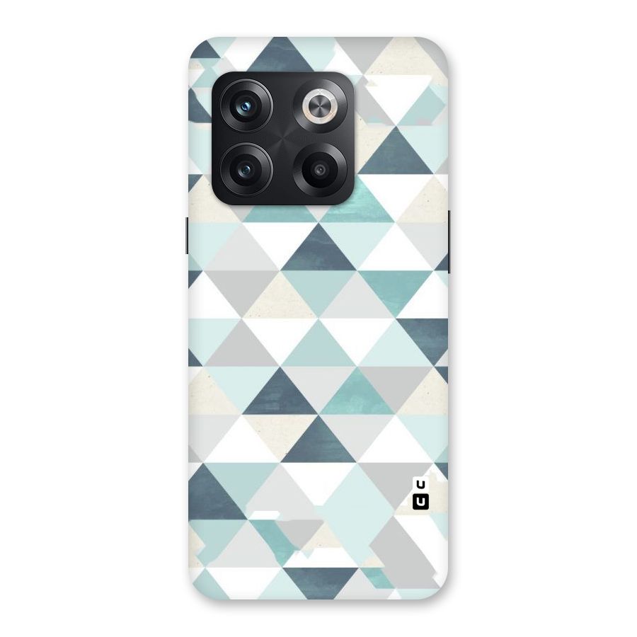 Green And Grey Pattern Back Case for OnePlus 10T