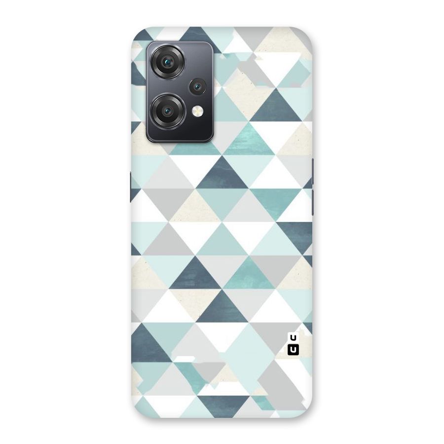 Green And Grey Pattern Back Case for OnePlus Nord CE 2 Lite 5G