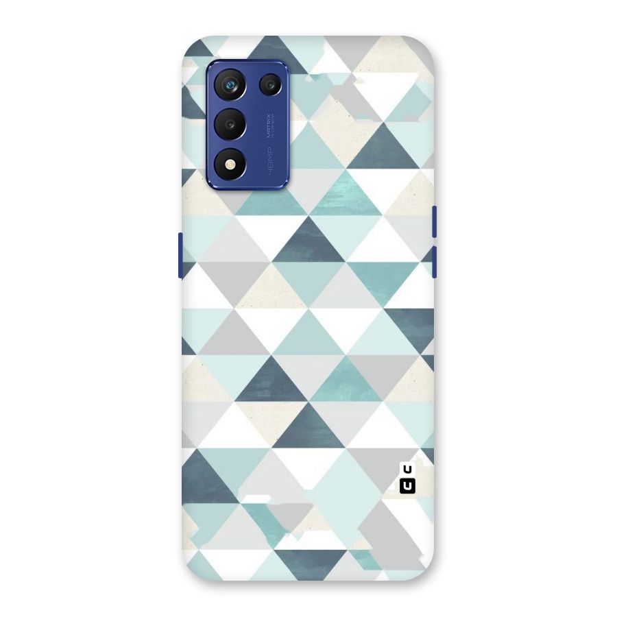 Green And Grey Pattern Back Case for Realme 9 5G Speed