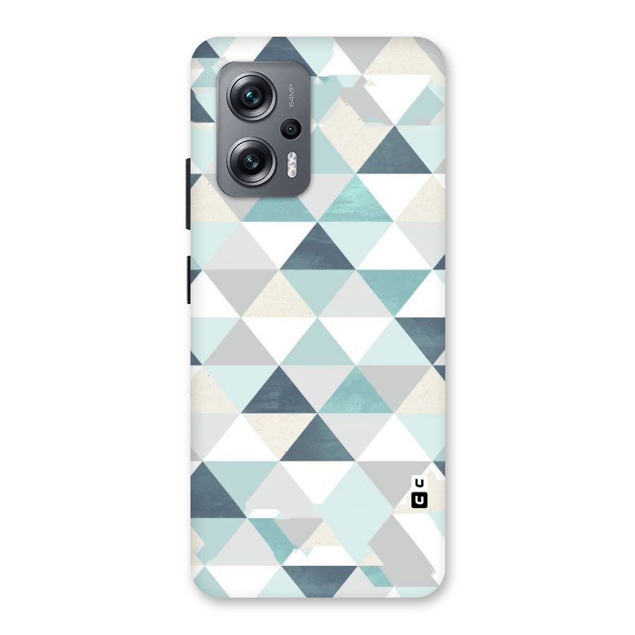 Green And Grey Pattern Back Case for Redmi K50i