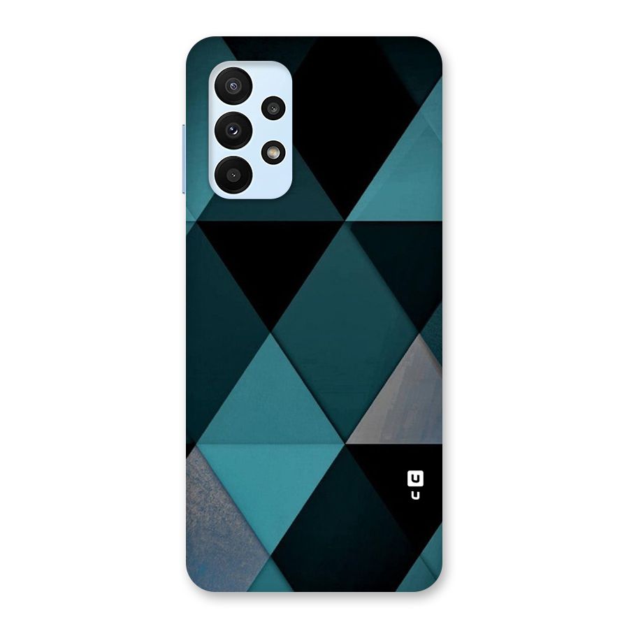 Green Black Shapes Back Case for Galaxy A23