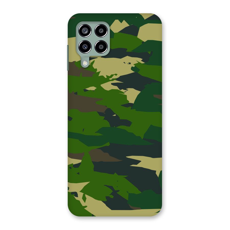 Green Camouflage Army Back Case for Galaxy M33