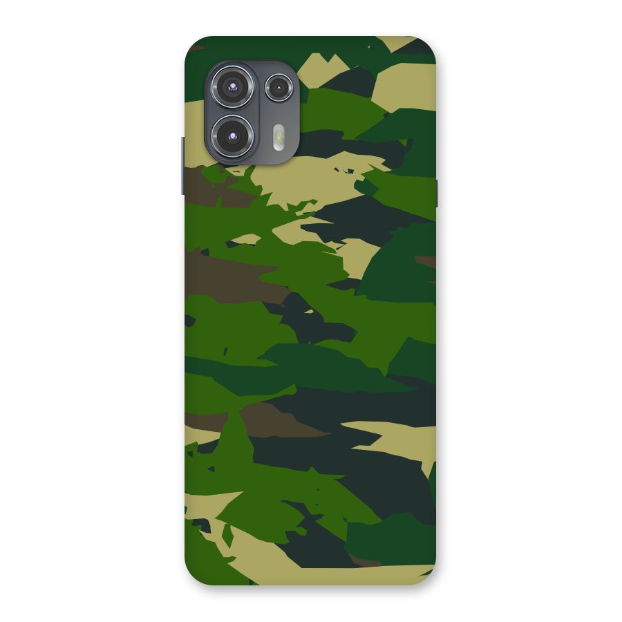 Green Camouflage Army Back Case for Motorola Edge 20 Fusion