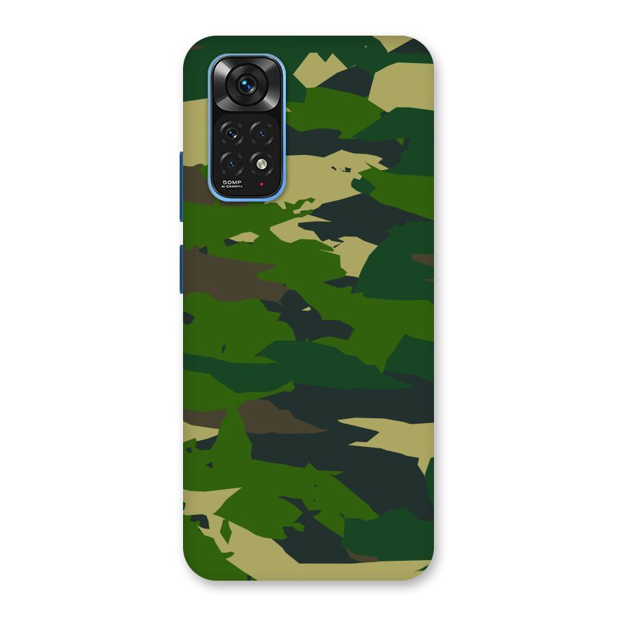 Green Camouflage Army Back Case for Redmi Note 11S