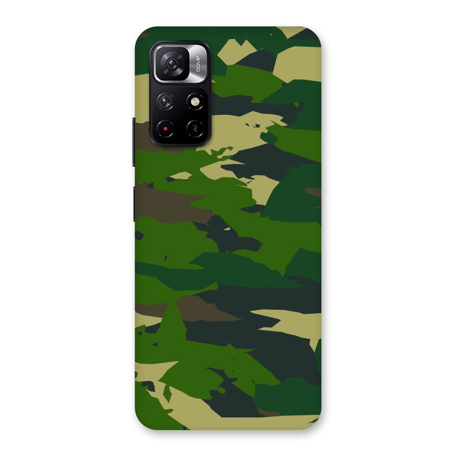 Green Camouflage Army Back Case for Redmi Note 11T 5G