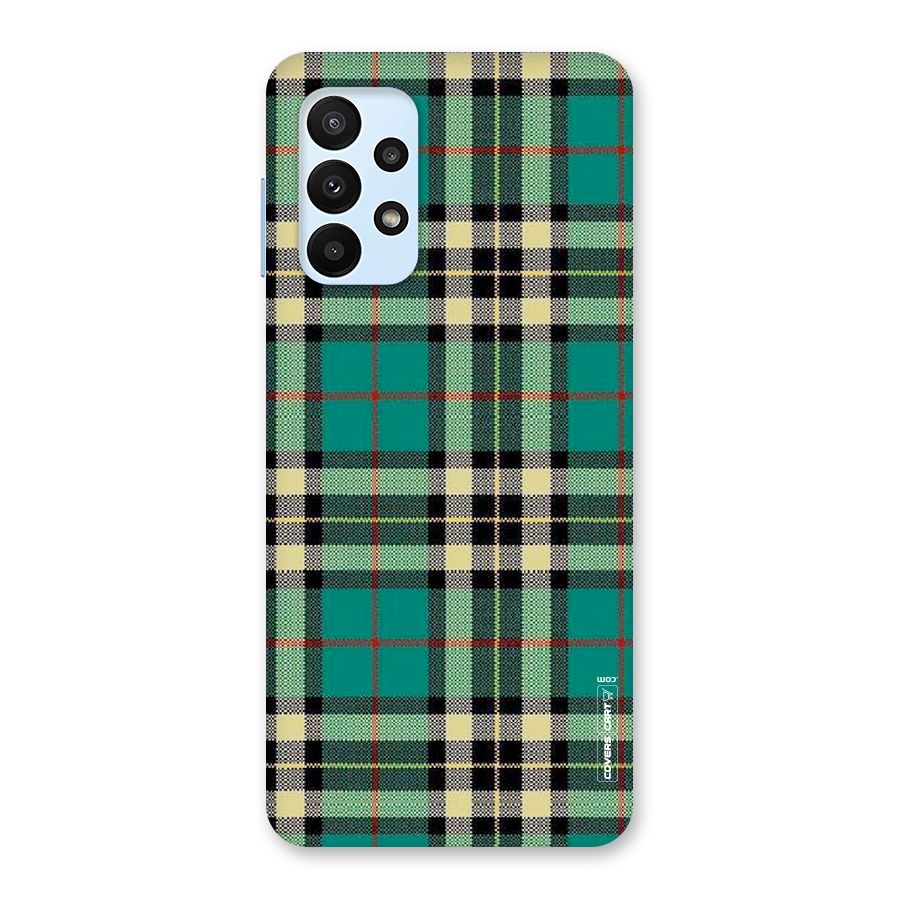 Green Check Back Case for Galaxy A23