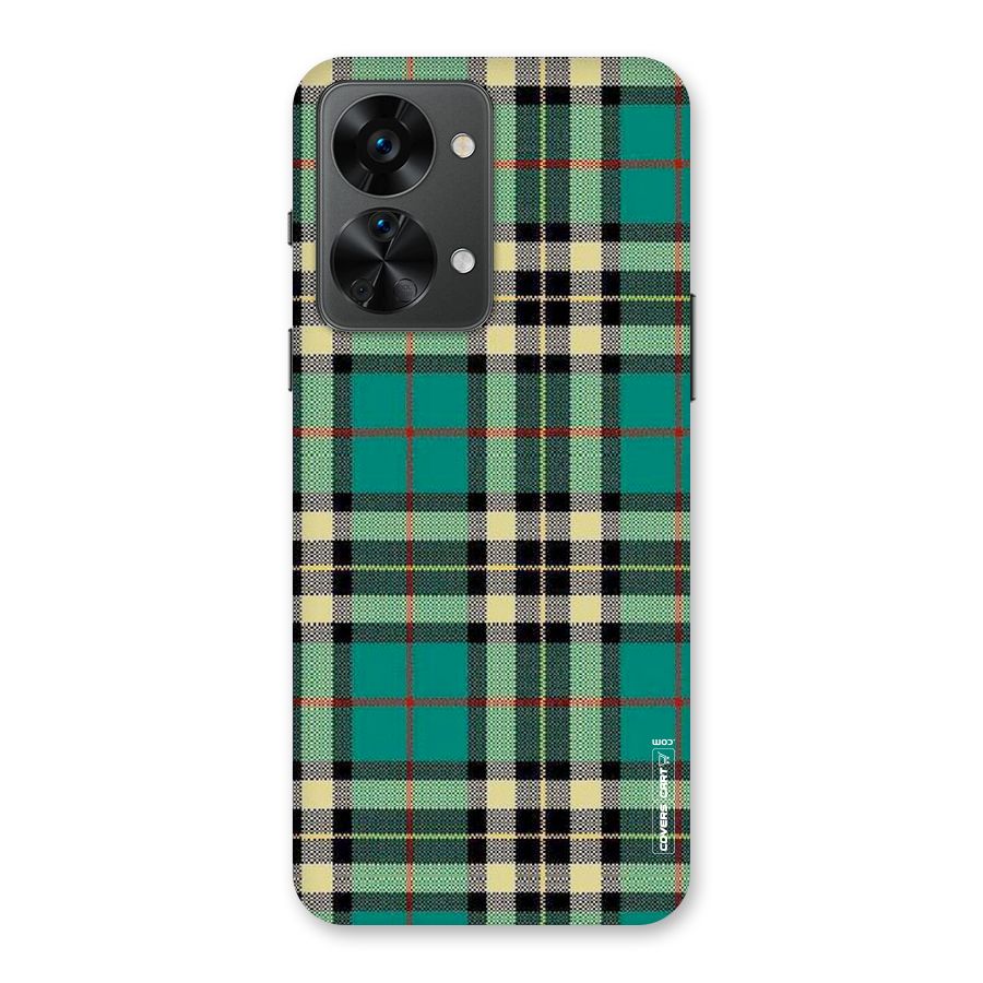 Green Check Back Case for OnePlus Nord 2T