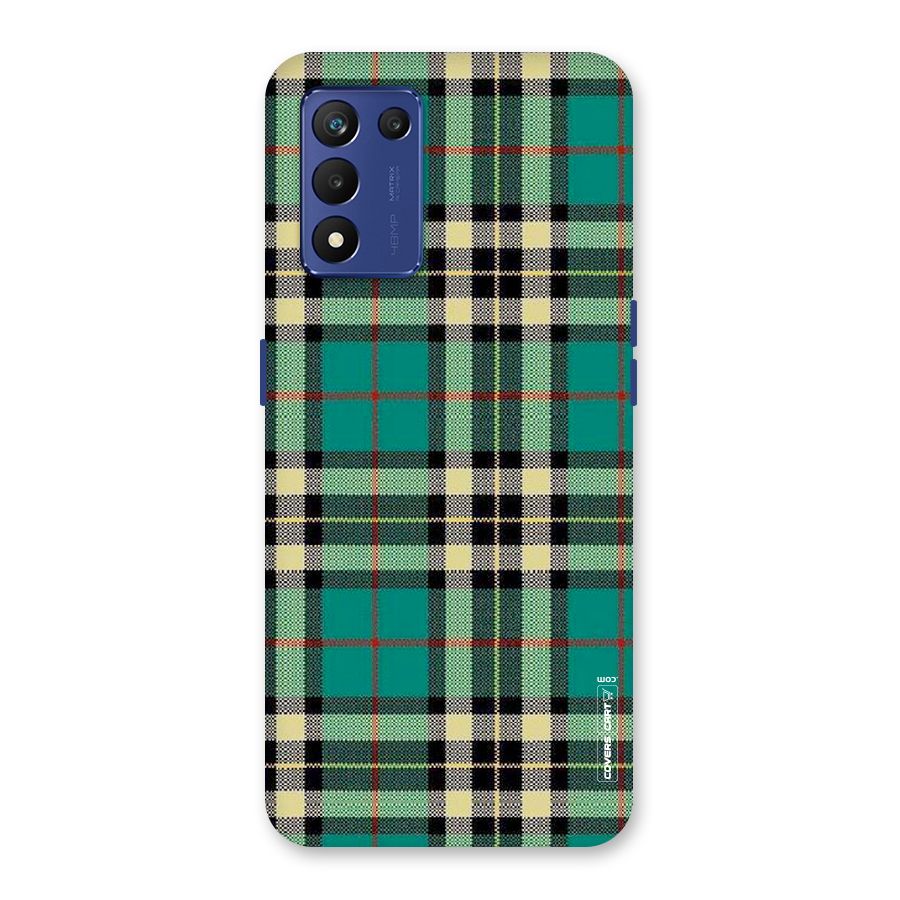 Green Check Back Case for Realme 9 5G Speed