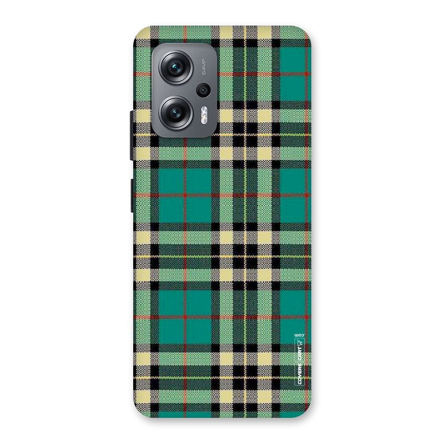 Green Check Back Case for Redmi K50i