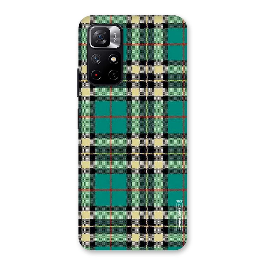 Green Check Back Case for Redmi Note 11T 5G
