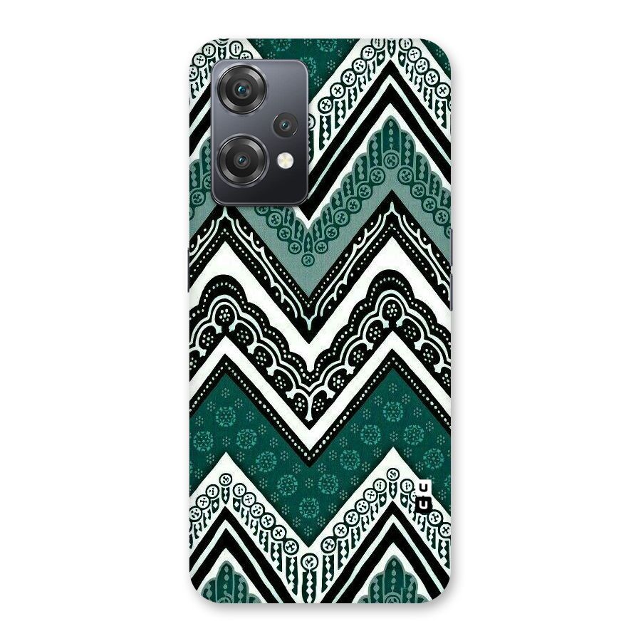 Green Chevron Back Case for OnePlus Nord CE 2 Lite 5G