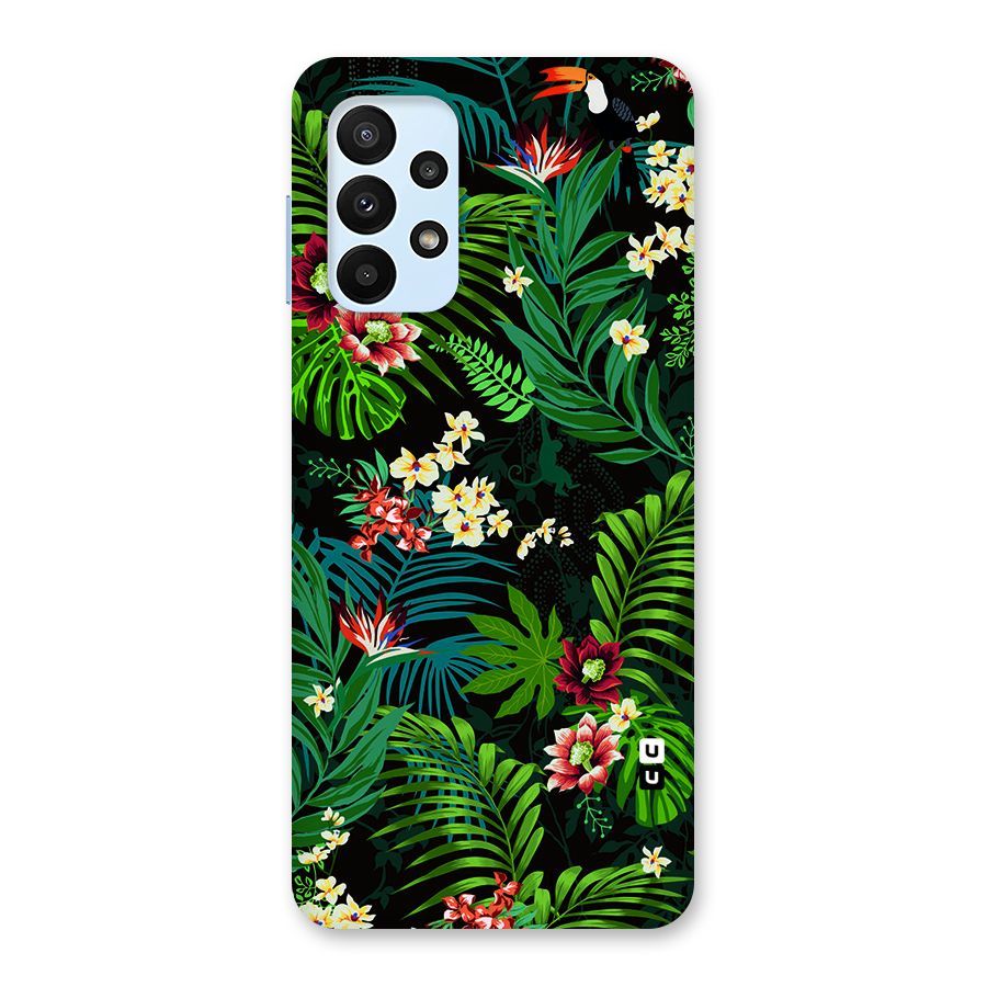 Green Leaf Design Back Case for Galaxy A23