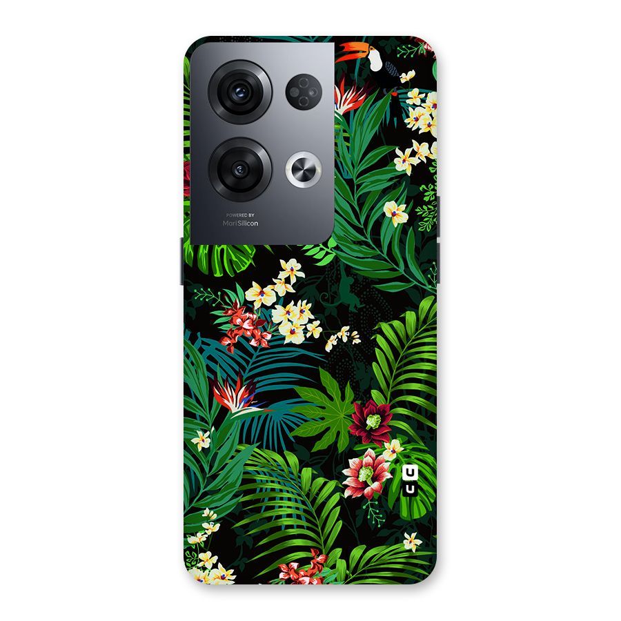 Green Leaf Design Back Case for Oppo Reno8 Pro 5G