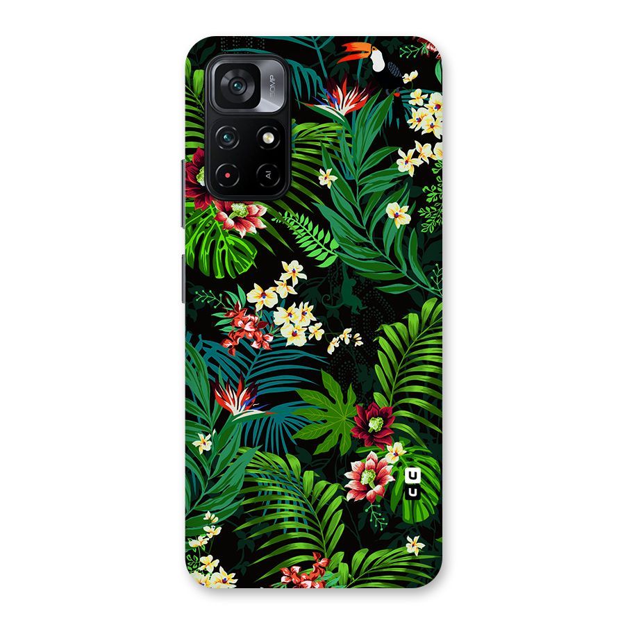 Green Leaf Design Back Case for Poco M4 Pro 5G