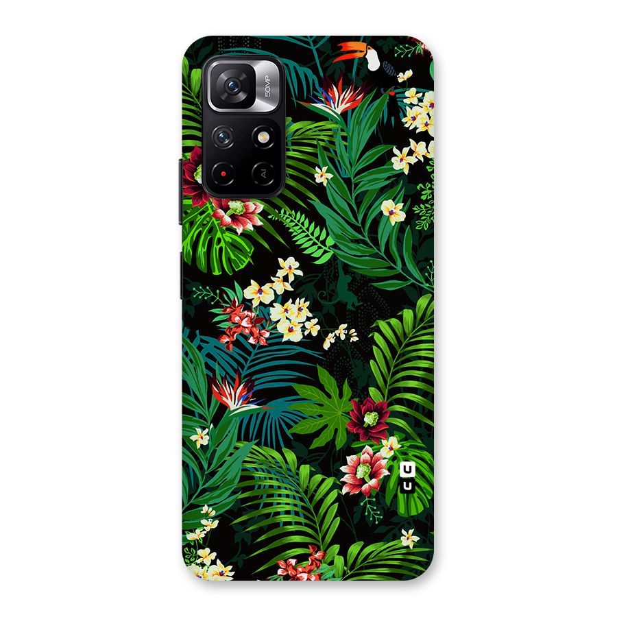Green Leaf Design Back Case for Redmi Note 11T 5G