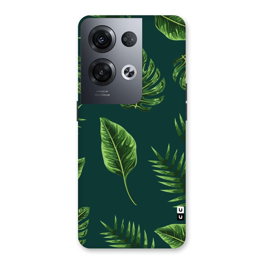 Green Leafs Back Case for Oppo Reno8 Pro 5G